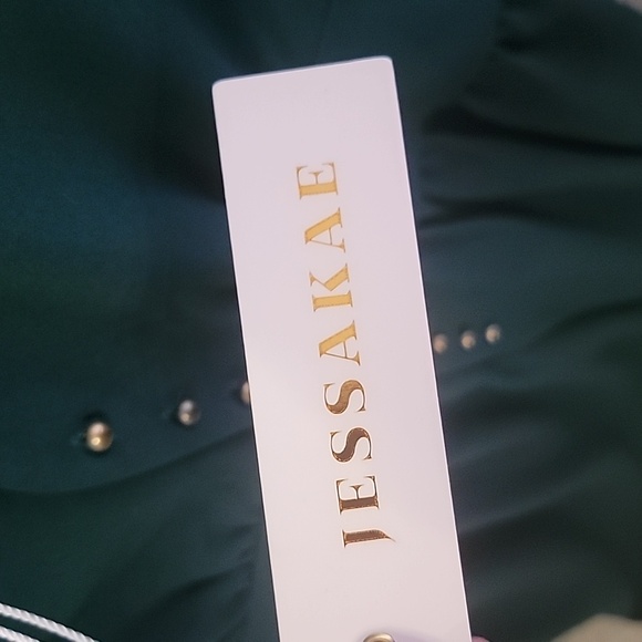 Jessakae Emerald Green Dress Christmas Winter - Picture 4 of 4